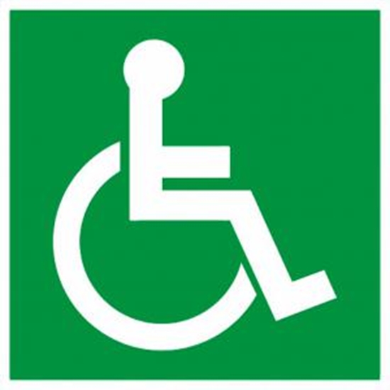 Picture of Uzlīme "Evakuācijas izeja cilvēkiem ar kustību