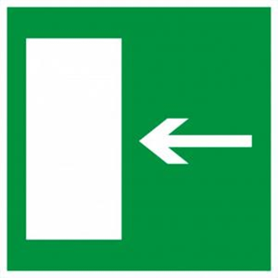 Picture of Uzlīme "Evakuācijas izeja"(pa kreisi) 100x100mm