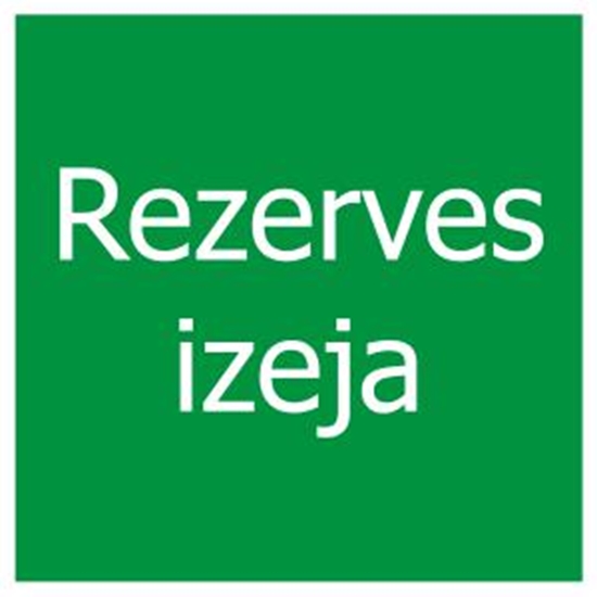 Picture of Uzlīme "Rezerves izeja" 100x100mm