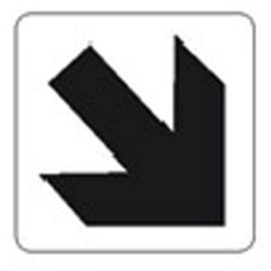 Picture of Uzlīmes "Virziens pa diogonāli", 114mmx114mm