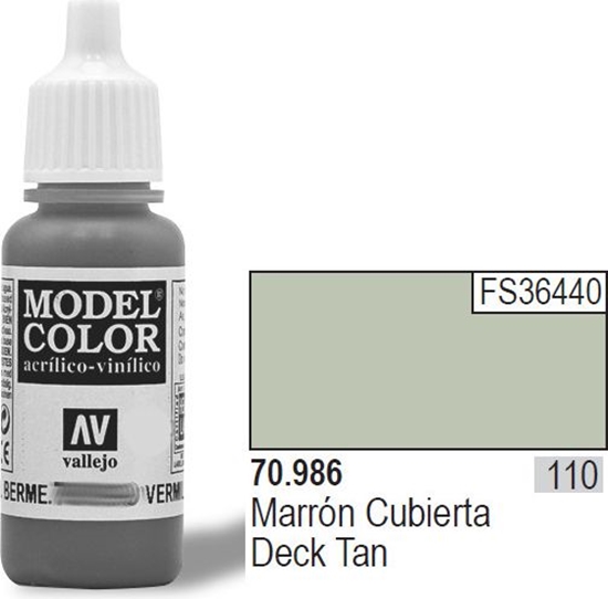 Picture of Vallejo Farba Nr110 Deck Tan 17ml - 70986