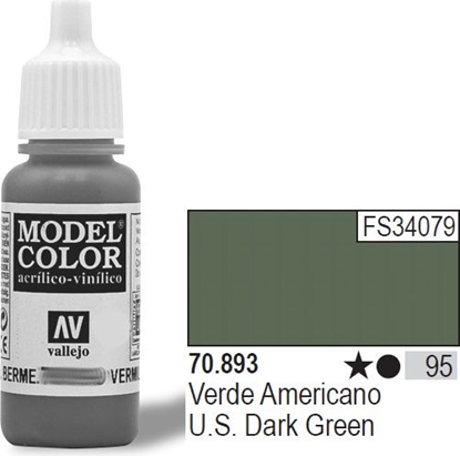 Picture of Vallejo Farba Nr95 US Dark Green 17ml - 70893