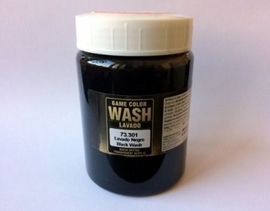 Picture of Vallejo Vallejo Game Color Wash Black 73301 uniwersalny