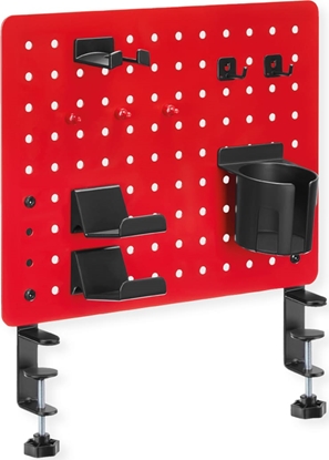Picture of Value Gaming-/Office Clamp Mount Pegboard, red