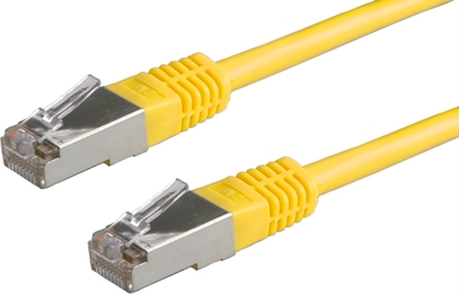 Picture of Value S/FTP (PiMF) Patch Cord, Cat.6 (Class E), yellow, 7 m