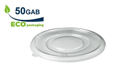 Attēls no Vāki cukurniedru bļodām 500ml, ø 16cm 18OZ, PET 50gab/iep., (12 iep/kastē)