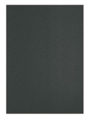 Attēls no Vāks iesiešanai, aizmugures ,A4, 230g/m, melns