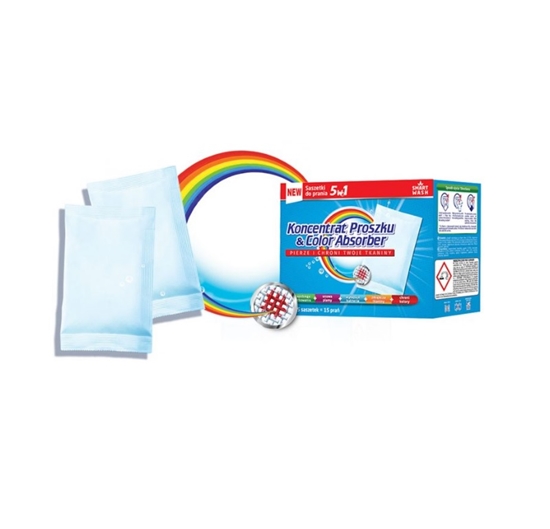 Picture of Veļas pulveris koncentrāts / krāsu absorbētājs SMARTWASH, 1=15 mazgāšanas reizēm