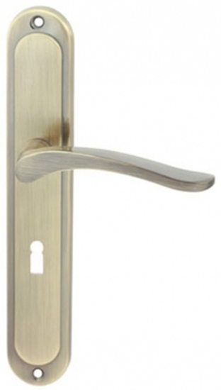 Picture of Verso Klamka z dugim szyldem NICOLE na klucz 72 patyna VN7KP