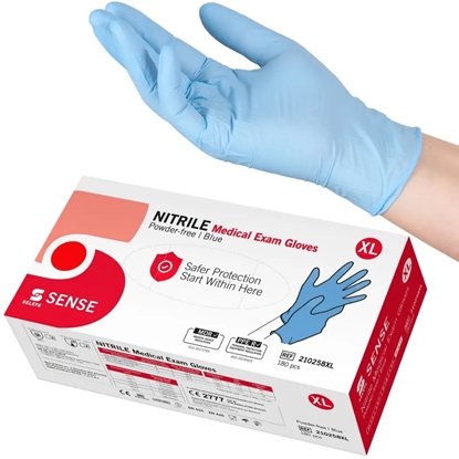 Picture of Vienreizlietojamie nitrila cimdi Selefa Sense N180, XL izmers