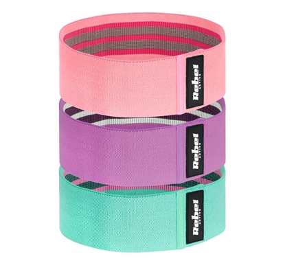 Picture of Vingrošanas lentu komplekts - Mini Band M, 27-55 kg, 3 lentes, REBEL ACTIVE