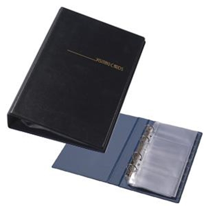 Attēls no Vizītkaršu bloks 200 vizītkartēm, ar 4 riņķiem,