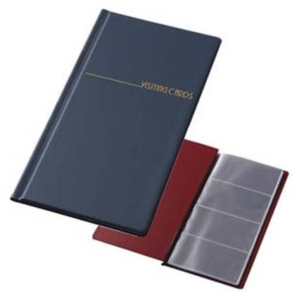 Picture of Vizītkaršu bloks 96 vizītkartēm tumši zils