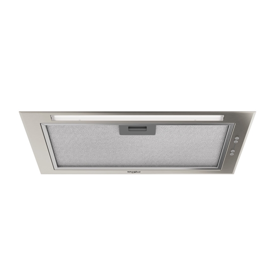 Picture of Whirlpool Hood | WCTH 63F LEB X | Built-in | Energy efficiency class B | Width 51.4 cm | 435 m³/h | Electronic | LED | Inox
