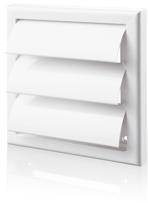 Attēls no Wylot cienny aluzjowy 187x187mm fi 125mm biay MW120AZK