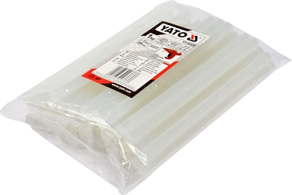 Attēls no Wkady klejowe Yato 11 mm x 200 mm przezroczyste 1 kg YT-82430