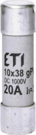 Picture of Wkadka bezpiecznikowa cylindryczna PV 10x38mm 20A gPV 1000V DC CH10 002625085
