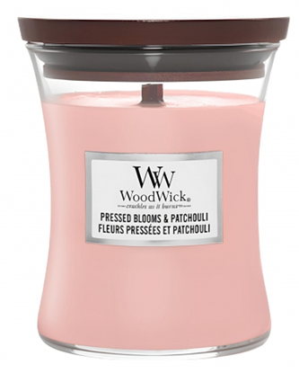 Изображение Woodwick Pressed Blooms & Patchouli Candle 275 g