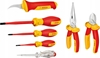 Изображение Zestaw narzdzi Bosch Bosch VDE tool set mixed, 7-piece (red/yellow, side cutters, needle-nose pliers, 4 screwdrivers, stripping knife)