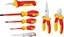 Picture of Zestaw narzdzi Bosch Bosch VDE tool set mixed, 7-piece (red/yellow, side cutters, needle-nose pliers, 4 screwdrivers, stripping knife)