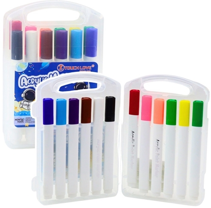 Picture of Zestaw Pisaków Markerów Akrelowych W Organizerze 12szt. LEAN