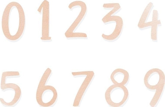 Изображение Zestaw wykrojników - Cyfry 10szt