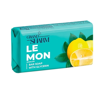 Attēls no Ziepes GRAND ŠARM Dzirkstošais citrons 70g (72gab/kaste)