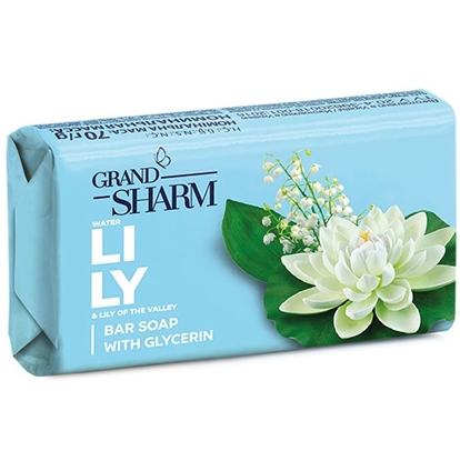 Attēls no Ziepes GRAND ŠARM Maijpuķīte un Ūdensroze 70g ( 72gab/kaste)