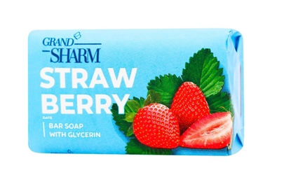 Attēls no Ziepes GRAND ŠARM Zemeņu tikšanās 70g (72gab/kastē)