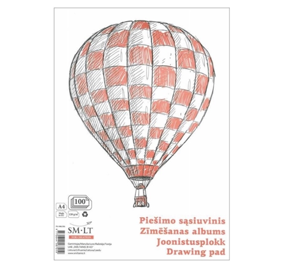 Picture of Zīmēšanas albums A4 120g 100 loksnes SMLT