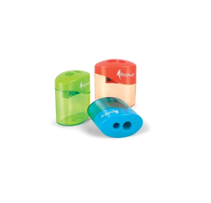 Attēls no Zīmuļu asināmais ar konteineru ar 2 nažiem Forpus