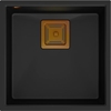 Picture of Zlewozmywak Quadron DAVID 40 GraniteQ black diamond/elementy stalowe