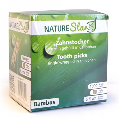 Picture of Zobu bakstāmie, bambusa, celofāna iepakojumā, (1000gab/iep)