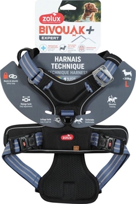 Изображение ZOLUX Szelki dla psa BIVOUAK L niebieskie