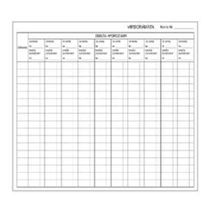 Picture of Žurnāls "Virsgrāmata" A4 50lp.