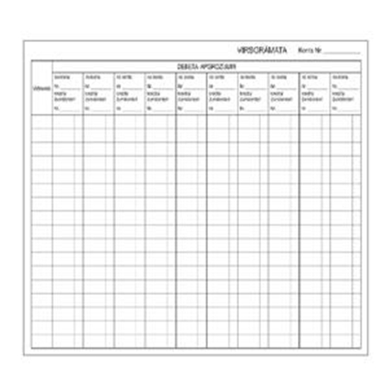 Изображение Žurnāls "Virsgrāmata" A4 50lp.