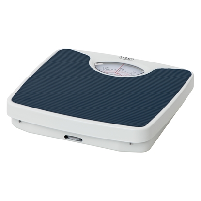 Изображение Adler | Mechanical bathroom scale | AD 8151b | Maximum weight (capacity) 130 kg | Accuracy 1000 g | Blue/White