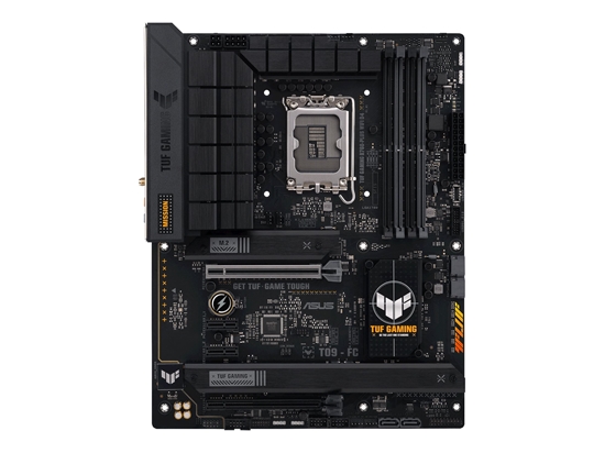 Picture of Asus | TUF GAMING B760-PLUS WIFI | Processor family Intel | Processor socket LGA1700 | DDR4 | Supported hard disk drive interfaces SATA, M.2 | Number of SATA connectors 4