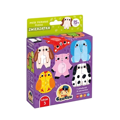 Изображение CzuCzu Moje pierwsze puzzle Zwierztka 94140