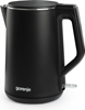 Picture of Gorenje | Kettle | K15DWBK | Electric | 2200 W | 1.5 L | Stainless steel | 360° rotational base | Black