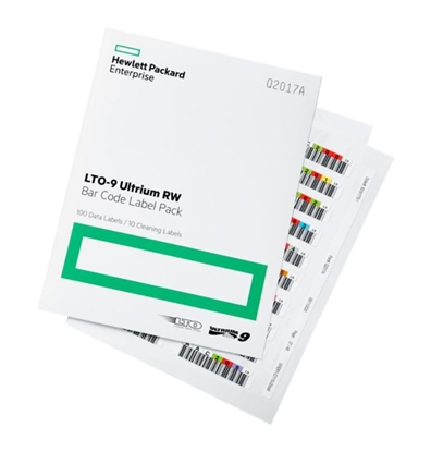 Attēls no HPE LTO-9 Ultrium RW Bar Code Label Pack