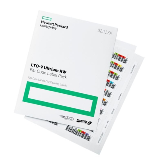 Picture of HPE LTO-9 Ultrium RW Bar Code Label Pack