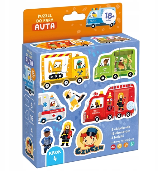 Picture of Ukadanka Puzzle do pary - Auta