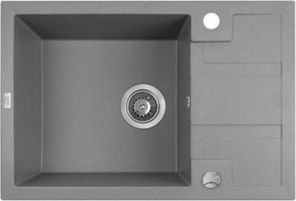 Picture of Gran. izlietne Barbados, 65x44x20cm,ar sif.,pelēka