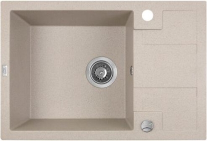 Picture of Granīta izlietne Barbados, 65x44x20cm,ar sif.,bēša