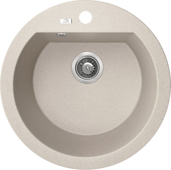 Picture of Granīta izlietne Dafne,apaļa,d=51cm,ar mais.piesl.