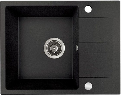 Picture of Granīta izlietne Laut 44x56x17cm,ar žāvētāju,melna