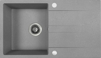 Picture of Granīta izlietne Laut 44x76x17cm,ar žāvēt.,pelēka