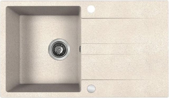 Picture of Granīta izlietne Laut 44x76x17cm,ar žāvētāju,bēša