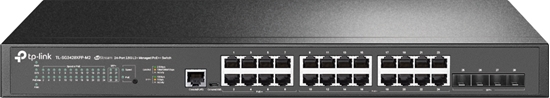 Picture of Tp-Link Technologies TP-Link Omada 24-Port 2.5GBASE-T and 4-Port 10GE SFP+ L2+ Managed Switch with 16-Port PoE+ & 8-Port PoE++